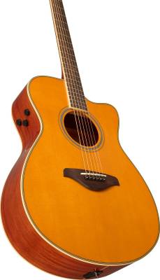 FS TransAcoustic Folk Cutaway Acoustic Guitar - Vintage Tint