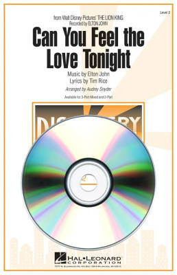 Can You Feel the Love Tonight (from The Lion King) - Rice/John/Snyder - VoiceTrax CD