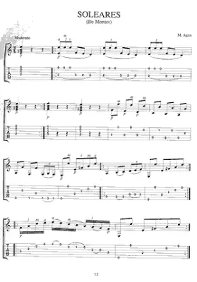 Flamenco Music for Acoustic Guitar - Agen - Guitar TAB - Book/Audio Online
