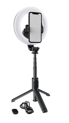 mRing-6 6-Inch Battery-powered Ring Light with Selfie Stick