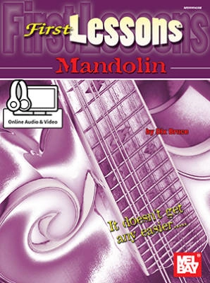 Mel Bay - First Lessons Mandolin - Bruce - Mandolin - Book/Media Online