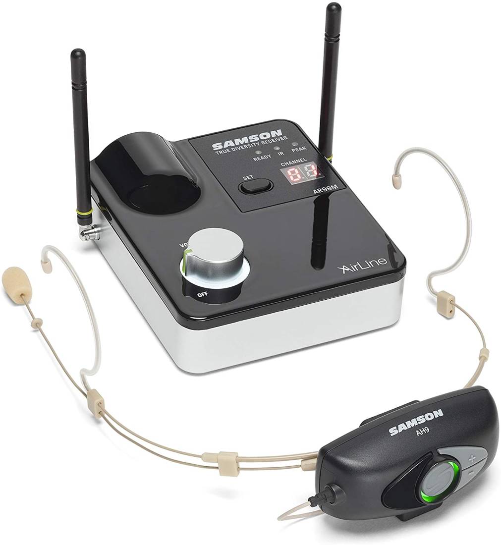 Airline 99m Double Earset Wireless Microphone System (K-Band)