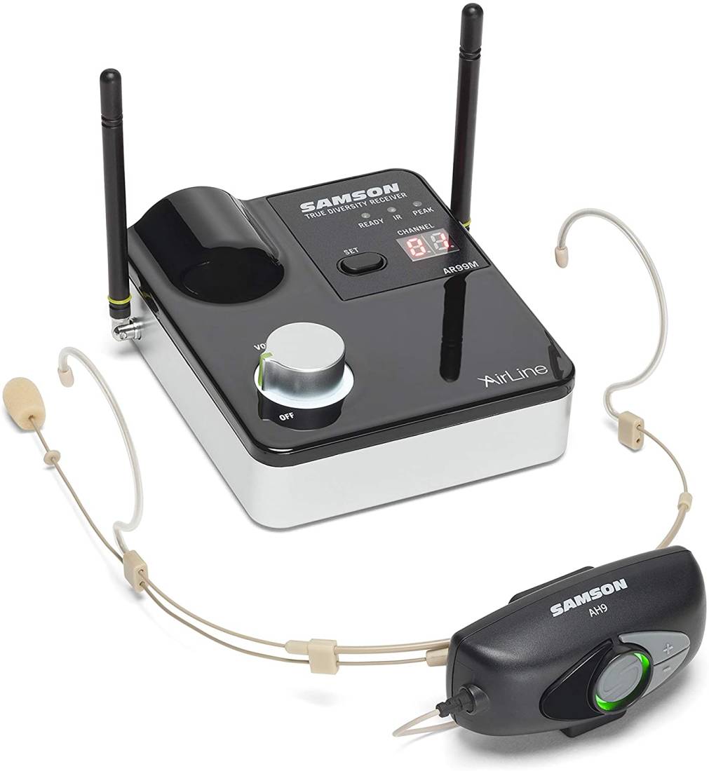 Samson Airline 99m Double Earset Wireless Mic System Long & McQuade