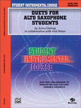 Belwin - Student Instrumental Course: Duets for Alto Saxophone Students, Level II - Ostling/Weber - Livre