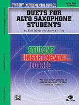 Belwin - Student Instrumental Course: Duets for Alto Saxophone Students, Level I - Ostling/Weber - Livre