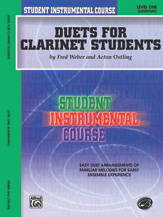 Belwin - Student Instrumental Course: Duets for Clarinet Students, Level I - Ostling/Weber - Livre