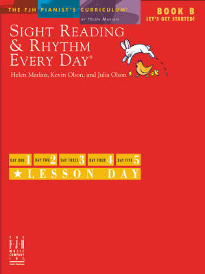 FJH Music Company - Sight Reading & Rhythm Every Day - Lets Get Started, Livre B - Marlais/Olson/Olson - Piano