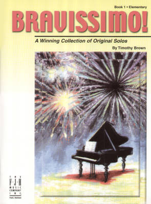 FJH Music Company - Bravissimo! Book 1 - Brown - Elementary Piano - Book