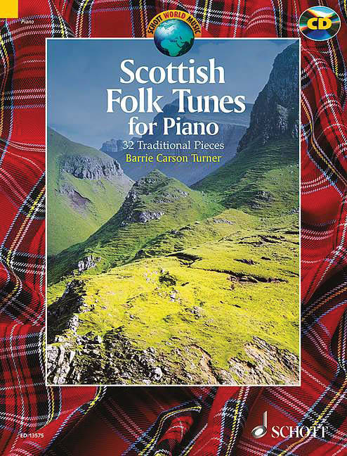 Scottish Folk Tunes for Piano: 32 Traditional Pieces - Turner - Book/CD