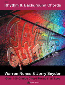Jazz Guitar: Rhythm & Background Chords - Nunes/Snyder - Book