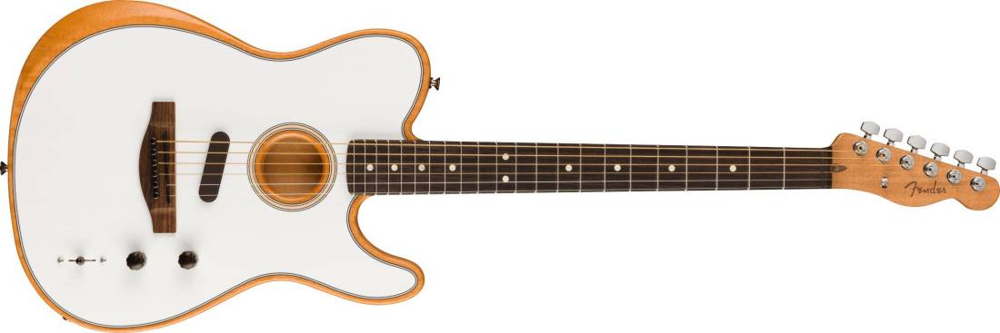 Fender Musical Instruments - Acoustasonic Player Telecaster, Rosewood  Fingerboard - Arctic White