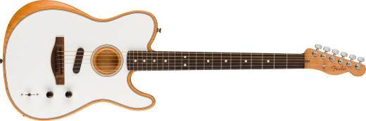 Fender - Acoustasonic Player Telecaster, Rosewood Fingerboard - Arctic White