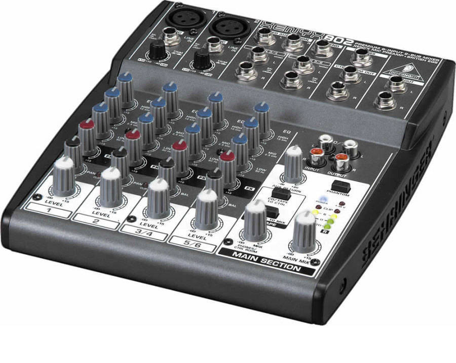 Xenyx 8 Inputs and 2 Bus Mixer