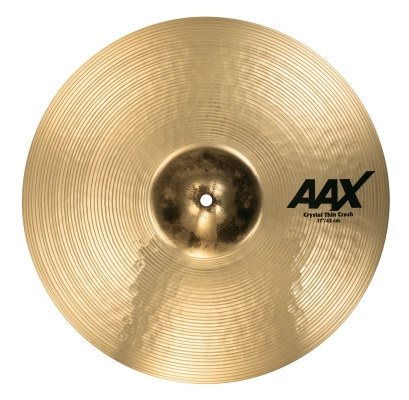 AAX Crystal Thin Crash Cymbal - 17\'\'