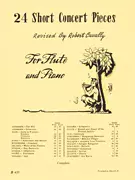24 Short Concert Pieces For Flute - Cavally - Flute/Piano Book Set