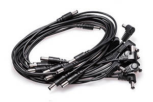 Pedal Power 2.1mm Power Cable Set - 12 Pack