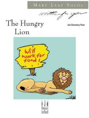 FJH Music Company - The Hungry Lion - Leaf - Late Elementary Piano