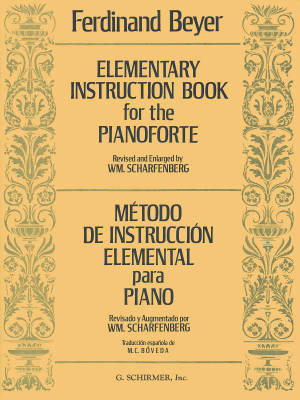 G. Schirmer Inc. - Elementary Instruction for the Pianoforte (Metodo de Instruccion Elemental para Piano) - Scharfenberg/Beyer - Piano - Book