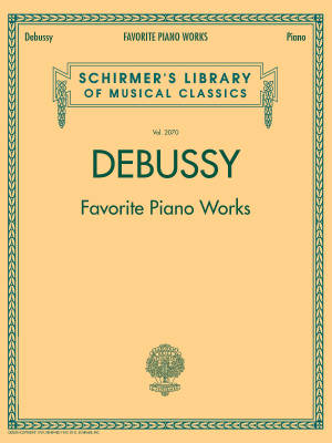 Favorite Piano Works - Debussy - Piano - Book