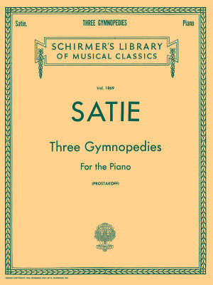 3 Gymnopedies - Satie/Prostakoff - Piano Solo - Book