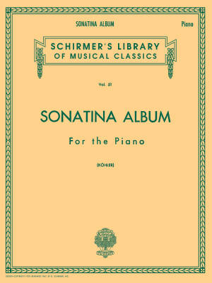 G. Schirmer Inc. - Sonatina Album - Piano - Book
