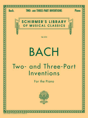 15 Two- and Three-Part Inventions - Bach/Czerny - Piano - Book