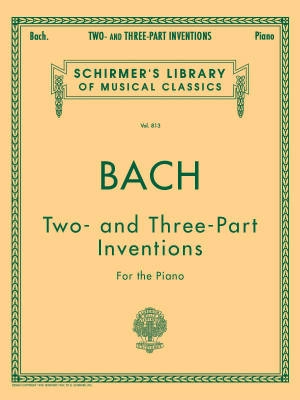 G. Schirmer Inc. - 15 Two- and Three-Part Inventions - Bach/Czerny - Piano - Book