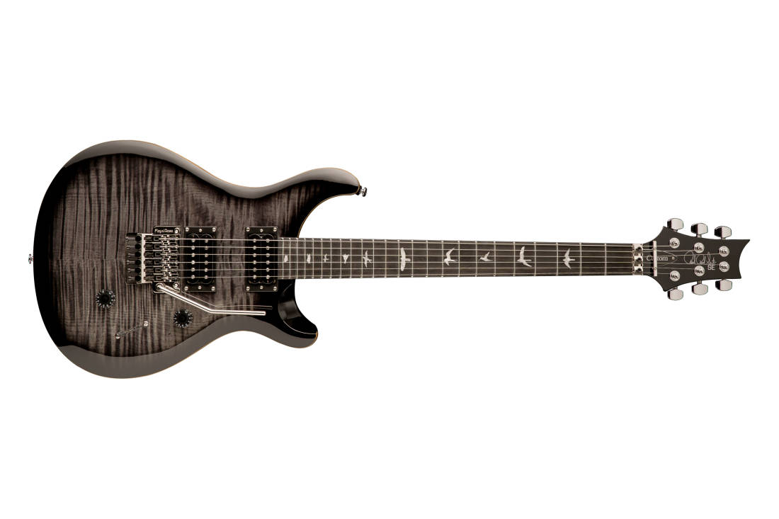 SE Custom 24 Floyd Electric Guitar with Gigbag  -  Charcoal Burst