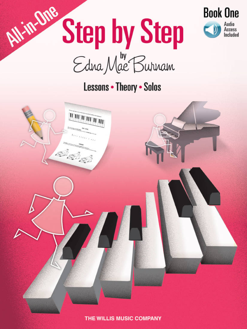 Step by Step All-in-One Edition, Book 1 - Burnam - Piano - Book/Audio Online