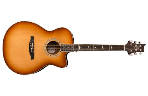 PRS Guitars - SE A40E Angelus Acoustic/Electric Guitar with Case - Tobacco Sunburst