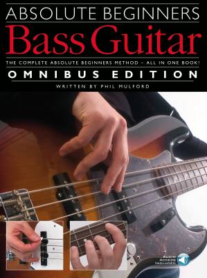 Music Sales - Absolute Beginners Bass Guitar, Omnibus Edition - Bass Guitar - Book/Audio Online