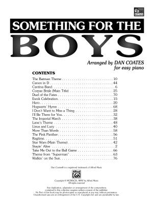 Something for the Boys - Coates - Easy Piano - Book