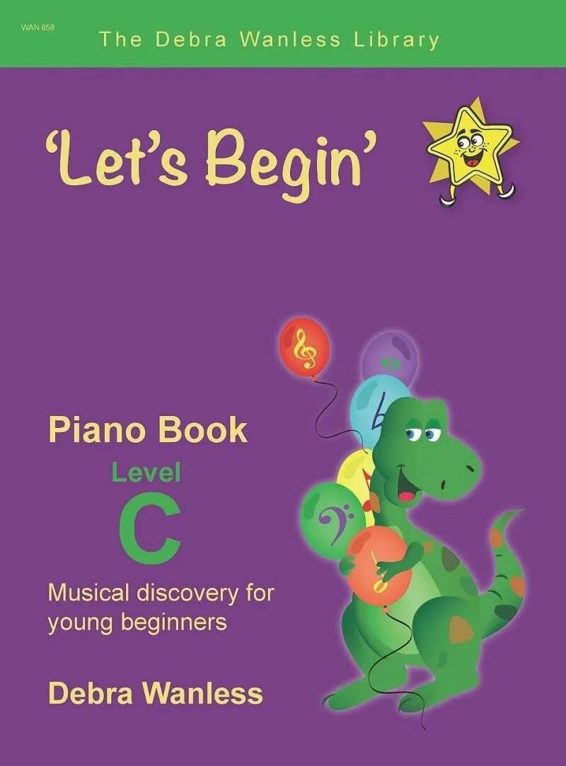 Let\'s Begin Piano Book Level C - Wanless - Piano - Book