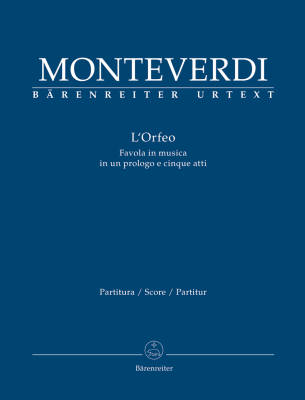 L\'Orfeo - Monteverdi/Alessandrini - Full Score