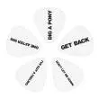 Beatles Get Back Guitar Picks (10) - Light