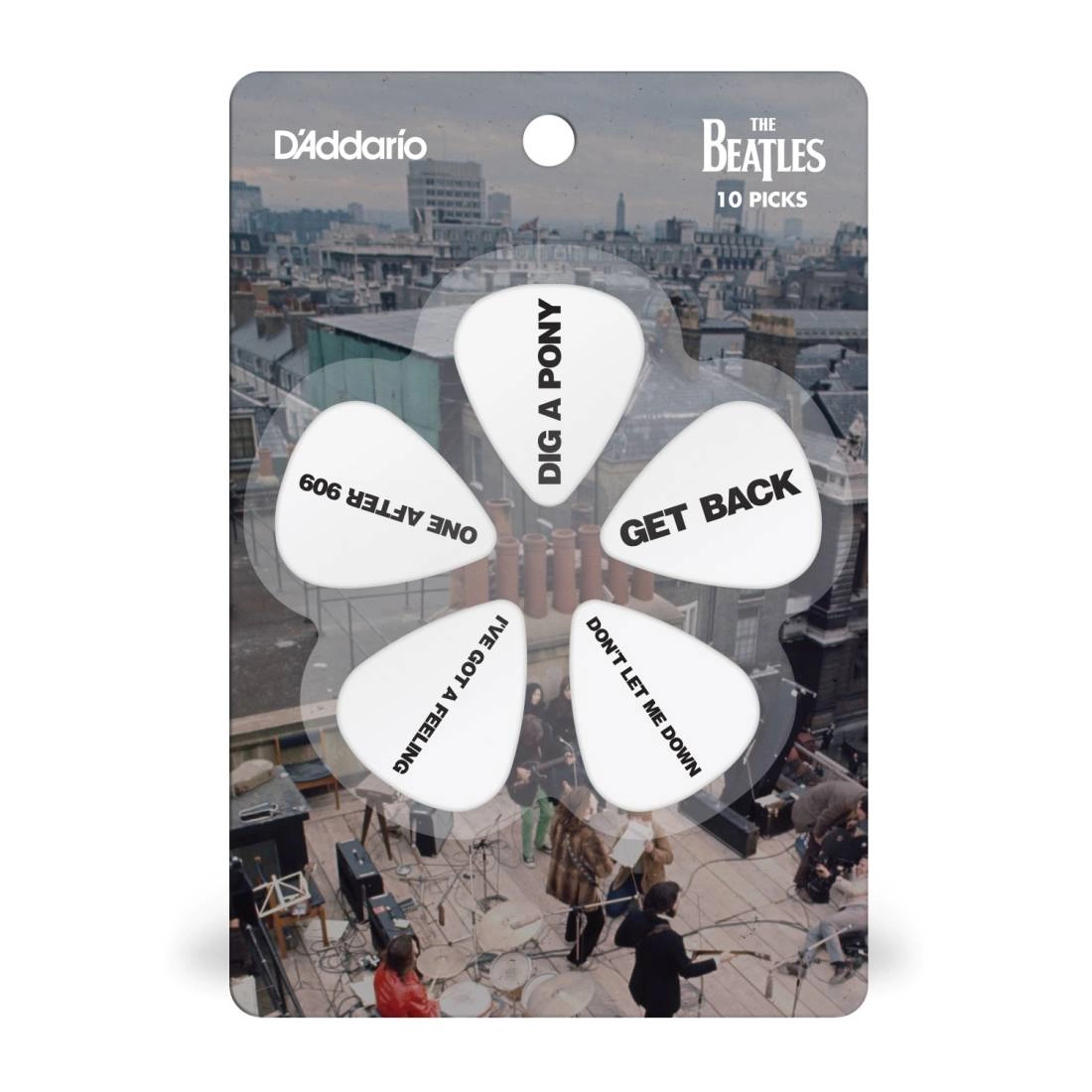 Beatles Get Back Guitar Picks (10) - Light