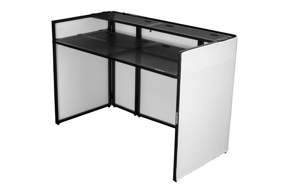 Media DJ Booth with 65\'\' TV Screen Mount