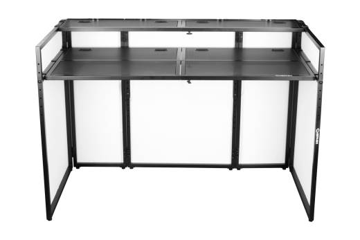 Media DJ Booth with 65\'\' TV Screen Mount