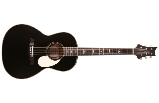 PRS Guitars - SE P20E Acoustic/Electric Parlor Guitar with Gigbag -  Satin Black Top