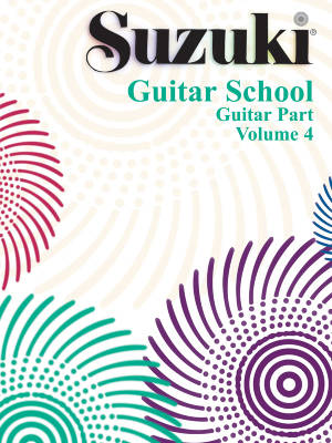 Summy-Birchard - Suzuki Guitar School Guitar Part, Volume 4 Suzuki Guitare Livre