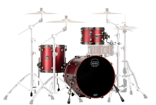 Mapex - Saturn Evolution Hybrid 3-Piece Shell Pack (20,12,14) - Tuscan Red