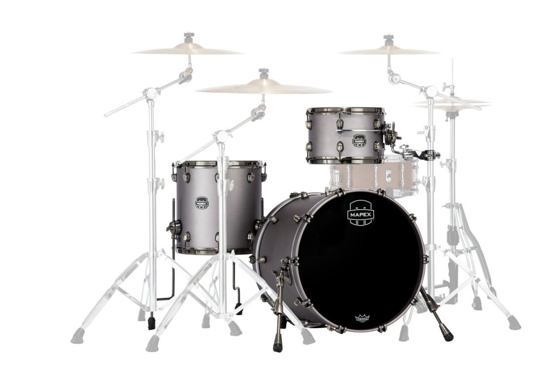 Saturn Evolution Hybrid 3-Piece Shell Pack (20,12,14) - Gun Metal Grey