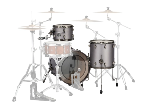 Saturn Evolution Hybrid 3-Piece Shell Pack (20,12,14) - Gun Metal Grey