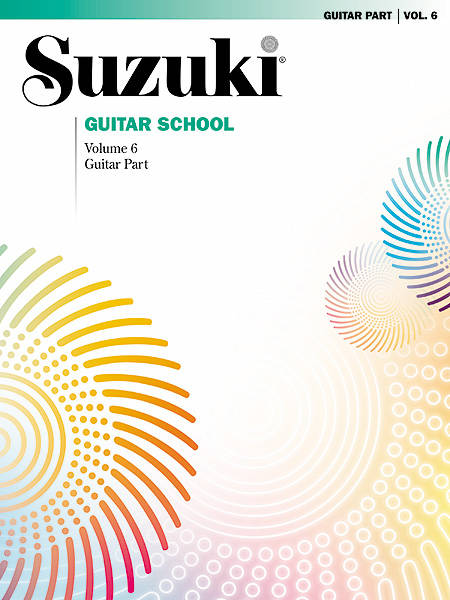 Suzuki Guitar School Guitar Part, Volume 6 - Suzuki - Guitar - Book