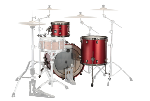Saturn Evolution Hybrid 3-Piece Shell Pack (22,12,16) - Tuscan Red