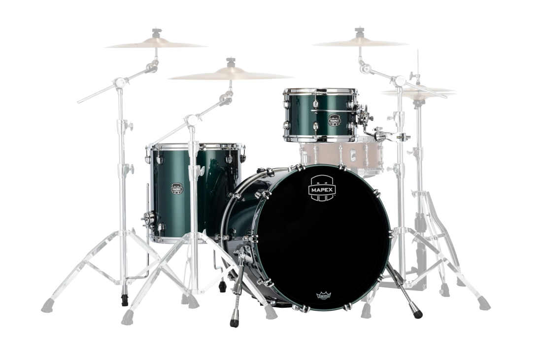 Saturn Evolution Hybrid 3-Piece Shell Pack (22,12,16) - Brunswick Green