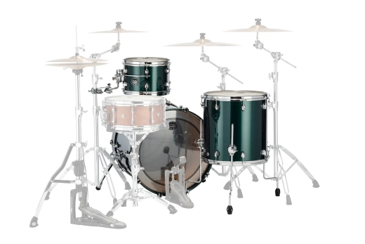 Saturn Evolution Hybrid 3-Piece Shell Pack (22,12,16) - Brunswick Green