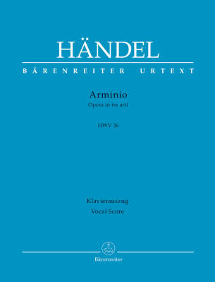 Baerenreiter Verlag - Arminio, HWV 36 - Handel/Pacholke/Kohs - Vocal Score