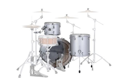 Saturn Evolution Hybrid 3-Piece Shell Pack (24,13,16) - Iridium Silver