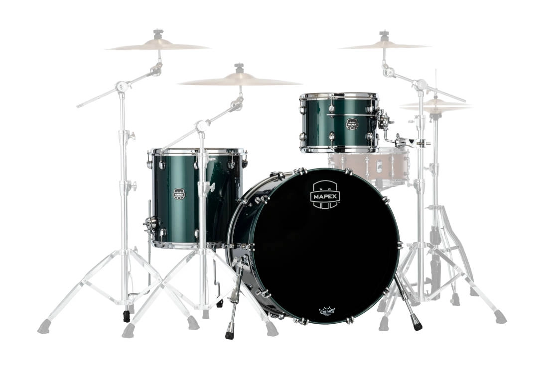 Saturn Evolution Hybrid 3-Piece Shell Pack (24,13,16) - Brunswick Green